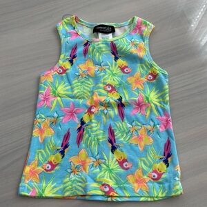 Freestyle Revolution Colorful Parrot Kids Tank Top